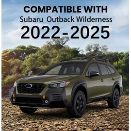 Soruci 300lbs Lockable Roof Rack Cross Bar Compatible with Subaru Outback Wilderness 2022 2023 2024 2025 (Only Fit Wilderness), Aluminum Roof Rails Crossbar for Rooftop Cargo Kayak Bike Snowboard