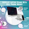 AHANICORN Acrylic Laptop Stand for Desk, Bed, and Coffee Tables