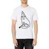 Wizard Cat Funny Meme Drawing T-Shirt for Men Women