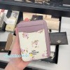 Coach NWT Coach Zip Card Case Signature Canvas With Floral