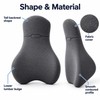 Memory Foam Lumbar Support Pillow for Office Chair, Ergonomic Backrest