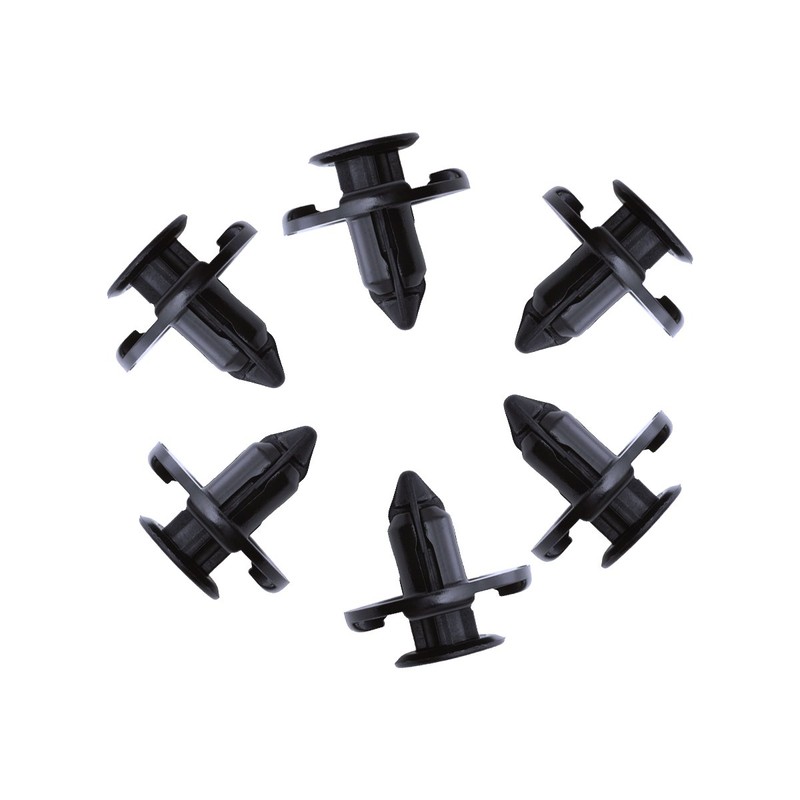 Lantee 50 Pcs 7mm Front Bumper Clips Quarter Panel Push