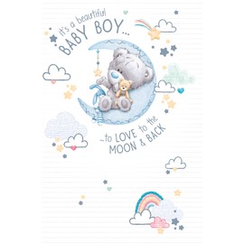 Me to You Tiny Tatty Teddy 'Welcome Baby Boy' Card
