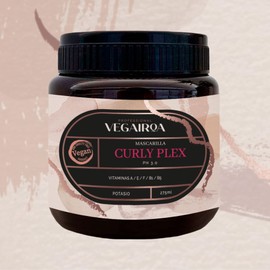 VEGAIROA - Curly Plex Maske - Maske für definierte Locken ohne Kräuseln - Tiefenwirksame Feuchtigkeitspflege - Für lockiges oder gewelltes Haar - Professionelles veganes Friseurprodukt - 300ml