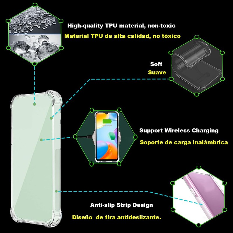 USTIYA Funda para Infinix Hot 60 Pro + Pro Plus