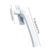 2 Pcs Window Handle Replacement Left & Right Universal Window