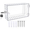 AIMALL Thermostat Lock Box with Key – Transparent Protective Cover