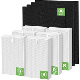 6 Pack HPA300 Hepa Filter Replacement Compatible with Honeywell HPA300 HEPA Air Purifier, Fits for Honeywell Air Purifier Filter Replacement - Models HPA300 HPA300VP HPA304 HPA3300