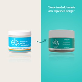 eb5 Intense Moisture Anti Aging Moisturizer Face and Neck Cream- Tone & Tighten Skin with Retinol, Fade Fine Lines and Wrinkles with Vitamin E, A and B5-4oz