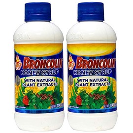 Broncolin Honey Syrup With Natural Extracts Regular Size 11.4oz