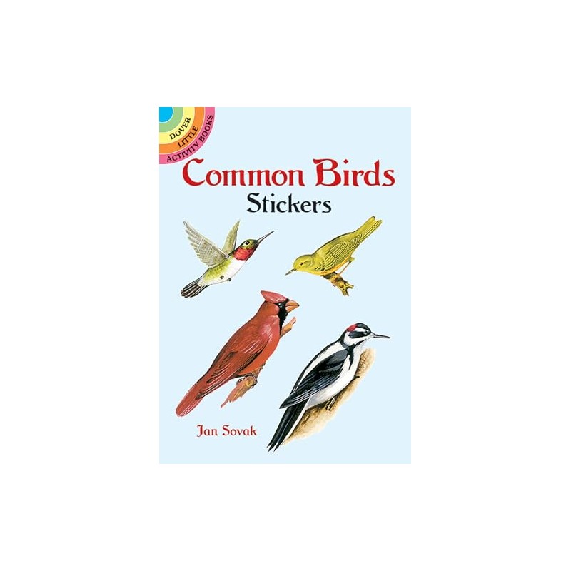 Common Birds Stickers (Dover Little Activity Books: Animals)