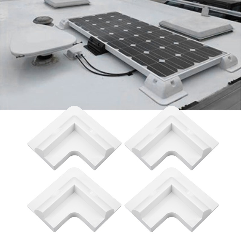 4pcs Solar Panel Corner Bracket Anti UV ABS Solar Panel