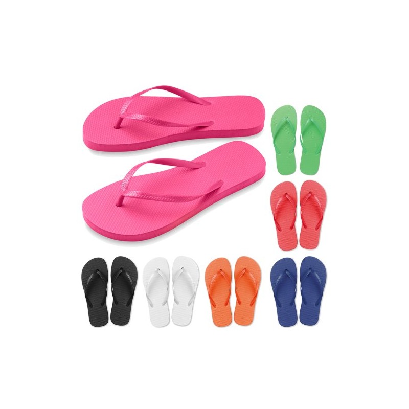 eBuyGB Ladies Bright Beach Flip Flops - Summer Foam Sandal