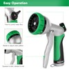 RESTMO Garden Hose Nozzle, Heavy Duty Metal Water Hose Nozzle