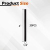 20 Pack 4" x1/4" Magnetic Hinge Shims, for Commercial/Residence Hinge