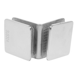 WHAMVOX 90Grado Abrazadera de Vidrio de Grados para Barandilla Soporte de Vidrio Vidrio para Cercas de Piscina y Balaustradas Clips de Sujeción para Muebles y Estantes de Vidrio