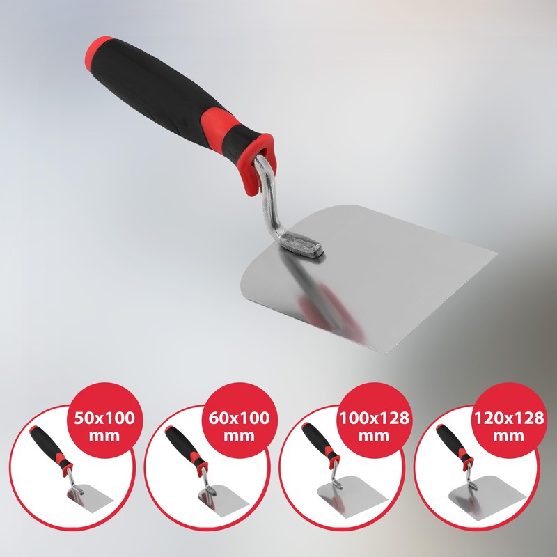 KOTARBAU® Stainless Steel Masonry Trowel 80 x 128 mm Plastering