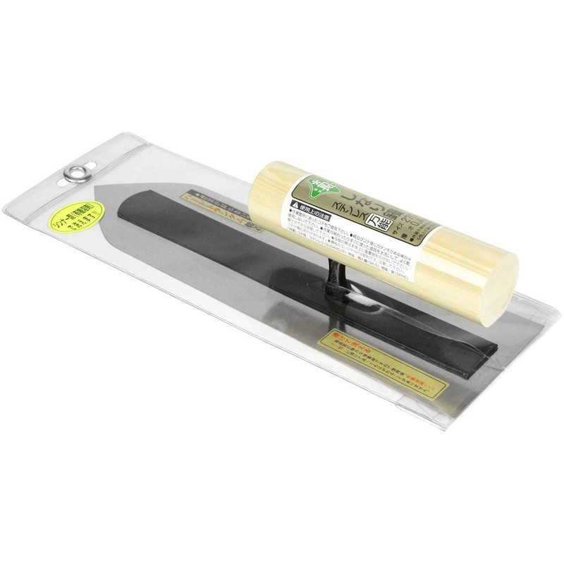 緑長(Midorikanechou) 土木造園用しなり鏝 ステン万能 厚さ0.4mm 270mm