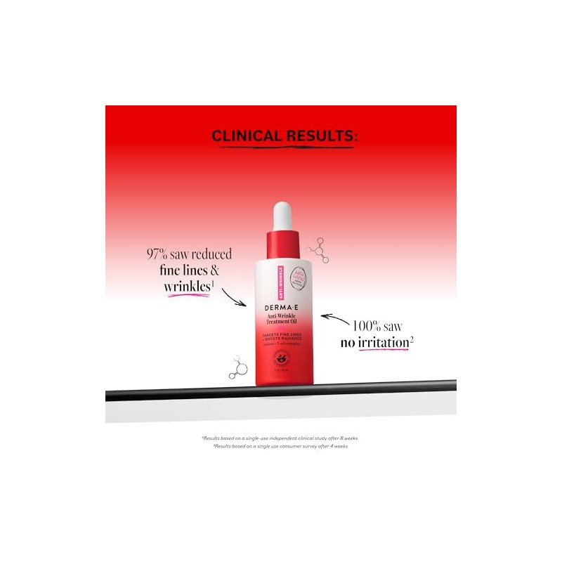 Derma e Wrinkle Treatment Oil, Vitamin A with E, 2