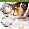Food Covers, Pack of 4 Fermenting Foil Covers for Bread