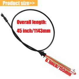 QAZAKY 42inch Deck Engagement Clutch Cable Compatible with AYP Sears Craftsman Poulan Riding Lawn Mower Tractor Rotary 10891 169676 175067 21547184 21547197 290-503 532169676 532175067 532193235 60525