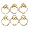 LXZ 6 PCs Cabinet Hardware Drop Ring Pulls Drawer Ring
