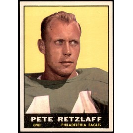 1961 Topps # 99 Pete Retzlaff Philadelphia Eagles (Football Card) NM+ Eagles S. Dakota State
