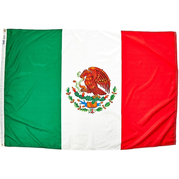 Mexico Flag 4x6 Annin 195709 NYL-GLO High Quality Made in USA  Priority Shipping