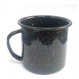 Cinsa Vaso Pocillo Peltre 360 Ml Negro Jaspeado