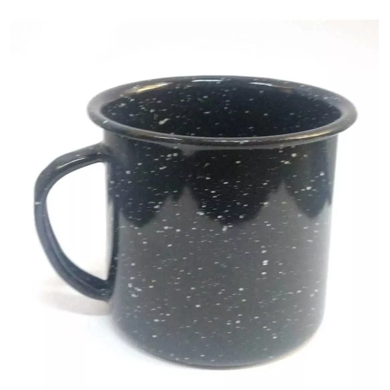 Cinsa Vaso Pocillo Peltre 360 Ml Negro Jaspeado