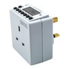 Uni-Com Electronic Plug-in Timer, LCD Display, Energy Saving, Home Security,