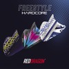 RED DRAGON Peter Wright Snakebite Hardcore Freestyle Dart Flights, Pink