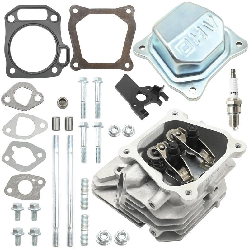 DUZFOREI 12210-ZL0-405 Assembled Cylinder Head Kit, Including Muffler Studs and