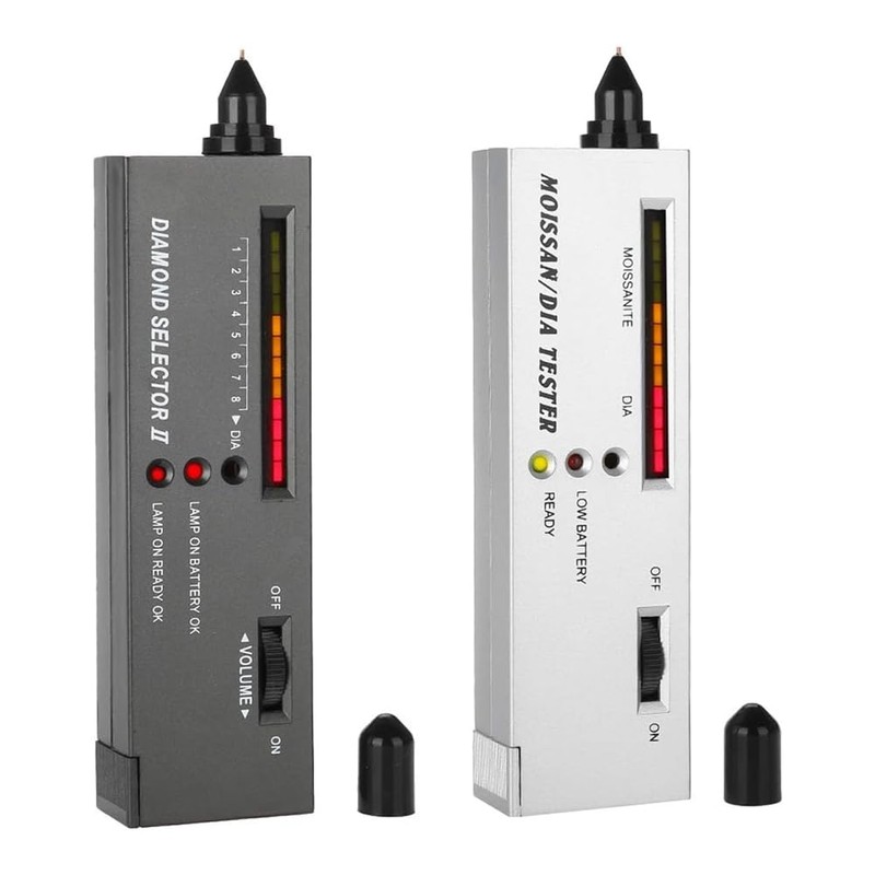 Stroagymoon Diamond Testing Tool Set, Portable Plastic Professional Jewelry Diamond