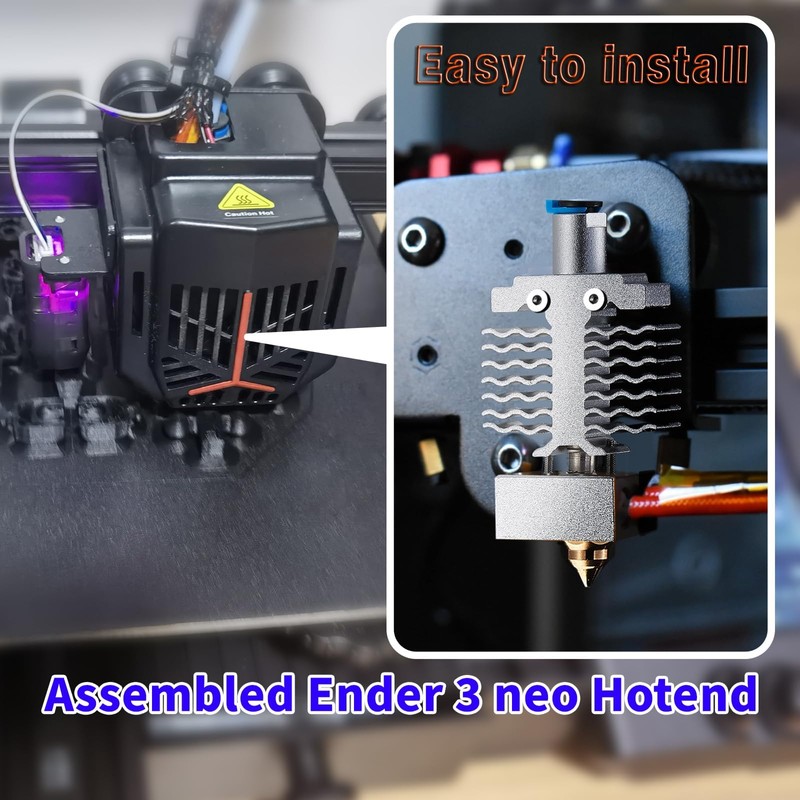hardcore lab Ender 3 Neo Hotend Upgrade: Compatible with Creality