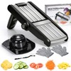 MASTERTOP Mandoline Slicer, 5 in 1 Mandoline Food Slicer for