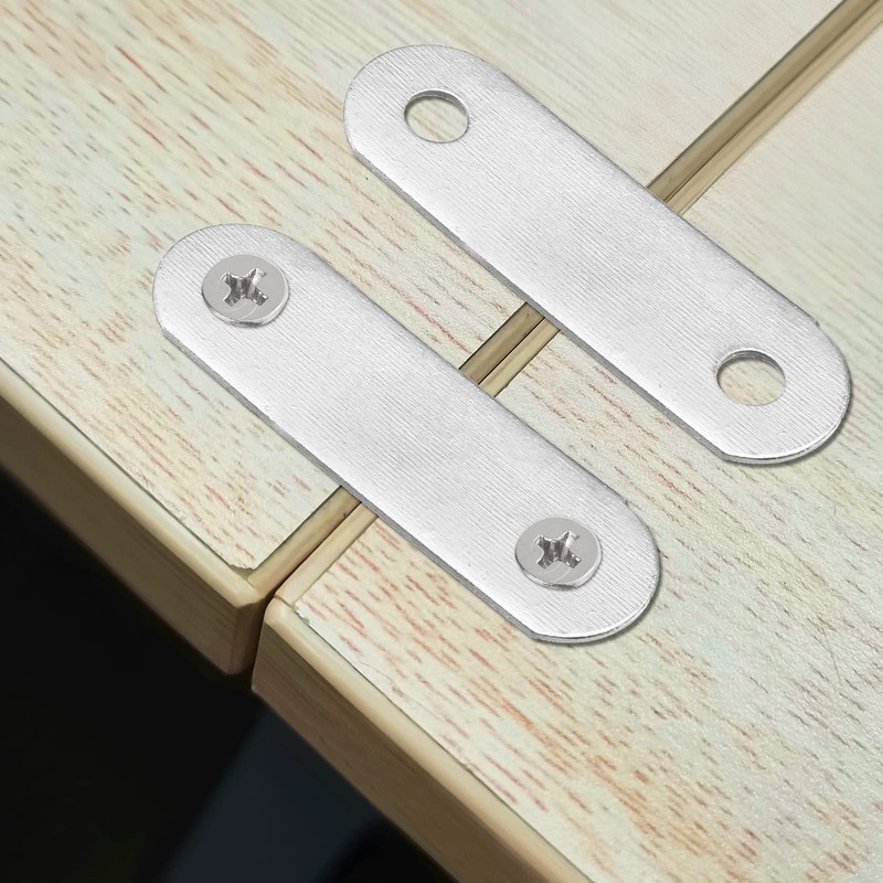 sourcing map Repair Plate, 23mmx8mm 50Pcs, 30mmx8mm 50Pcs, Flat Fixing