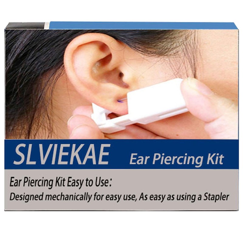 Ear Piercing Gun, Disposable Ear Piercing Kit with CZ Earring