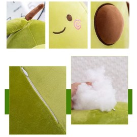 XICHEN 27 Inch Green Large Simulation Avocado Plush Toy Doll Sleeping Pillow Doll Doll, Holiday Warm Gift Plush Toy Pillows (Pillow-43Inch)