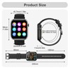 Smartwatch Women Men with Phone Function, 1.8 Inch Fitness Watch