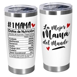 Gifts For Mom From Daughter, Son - Mothers Day, Valentines Day, Christmas, Birthday Gifts For Women, Mother-In-Law, Bonus Mom, Stepmom, Mama - Regalos Para Mamá 20 Oz Stainless Steel Tumbler