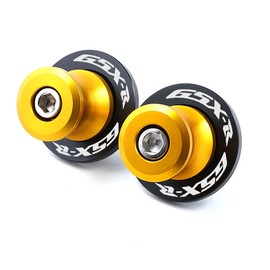 2pcs 8mm M8 X1.5 Motorcycle Swing arm Sliders Spools for Suzuki GSXR 600 750 1992-2024 GSX-R 1000 2001-2024 GSXS 600 750 1000 GSX-8R GSX-8S 2023(Gold)
