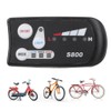 EBicycle Lithium Battery LED Meter S800 Display Horizontal Black &amp;