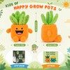 FunisFun Succulent Plant Plush - Happy Grow Pots Artificial Succulent
