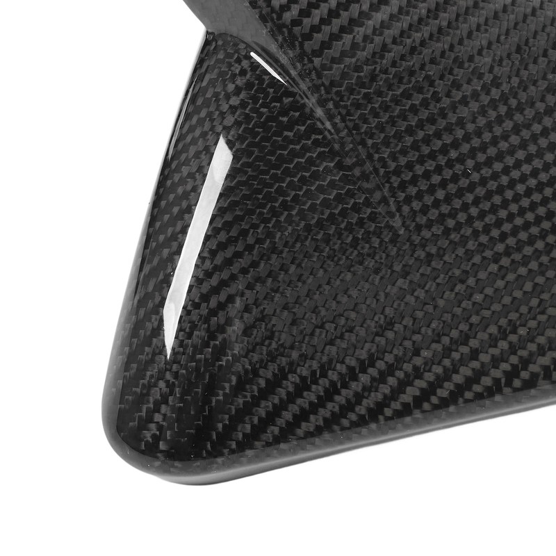 1 Pair Carbon Fiber Mirror Covers Ox Horn Style Car