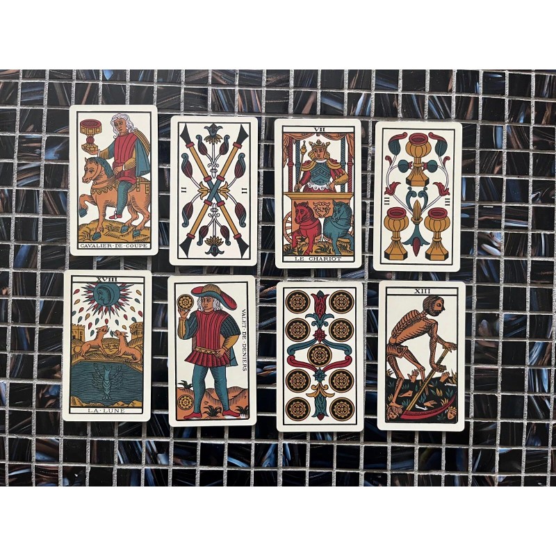 1930 Tarot de Marseille & Guide, facsimile, first printed c.1930