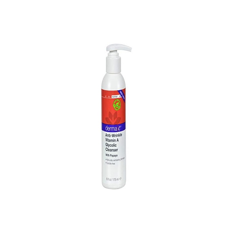 Derma E Cleanser Anti Wrinkle Vitamin, 6 oz