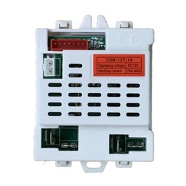 2.4G Bluetooth Remote Control and CSR-12T-1A 12V Control Box, Motherboard Receiver Kit for Children Electric Ride On Car Wrangler SUV Replacement Parts