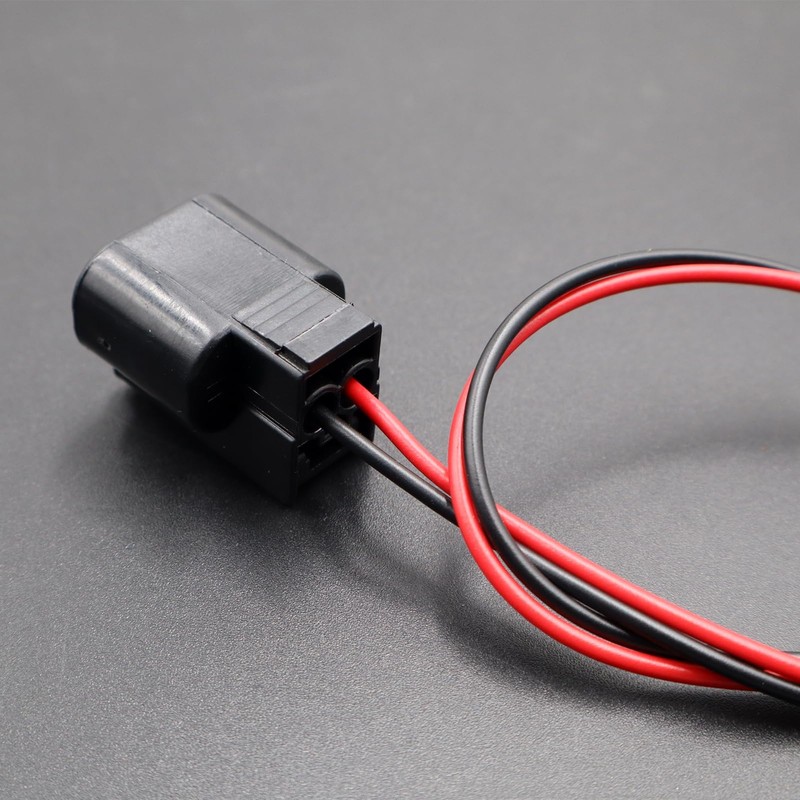 LIZAPUS 2-Pin Fog Lamp Fog Light Connector Pigtail Plug Compatible