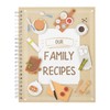 Pipilo Press Blank Family Cookbook Recipe Binder - 6.5 x